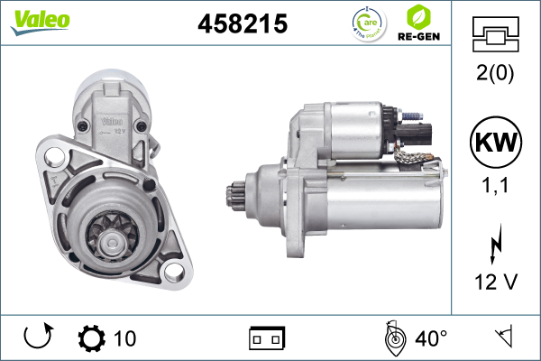 Starter 458215 VALEO