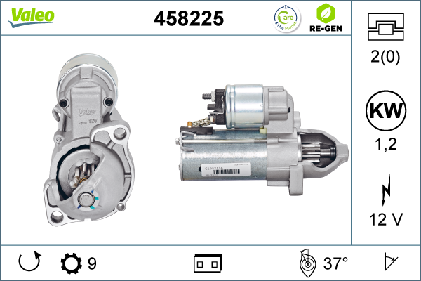 Starter 458225 VALEO