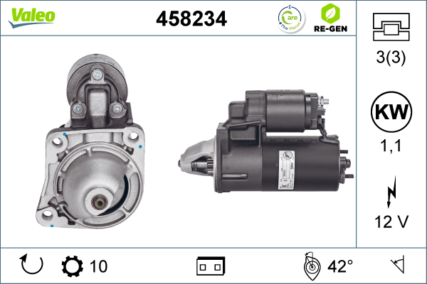 starter 458234 VALEO