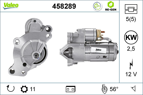 Starter 458289 VALEO