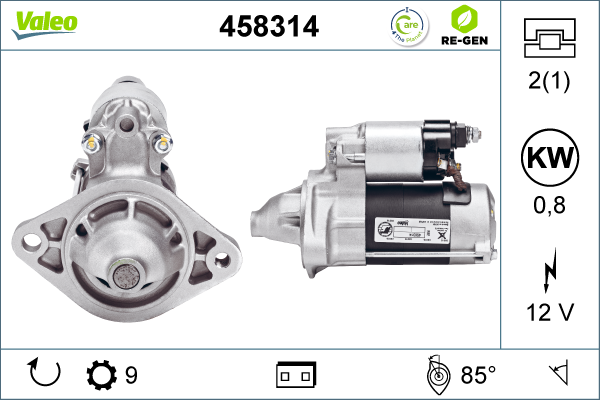 starter 458314 VALEO