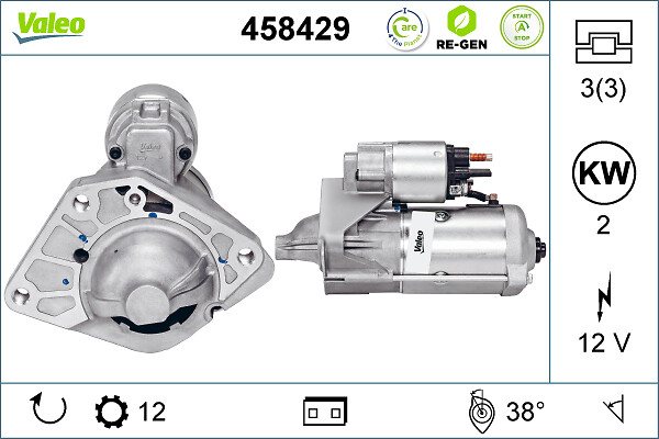 Starter 458429 VALEO