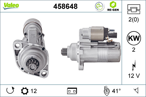 Starter 458648 VALEO