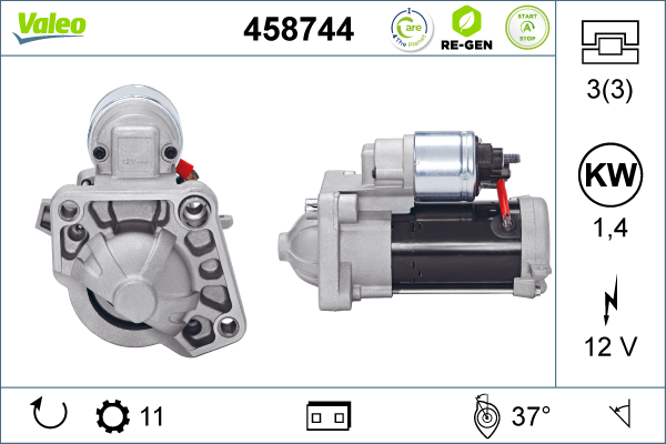 starter 458744 VALEO