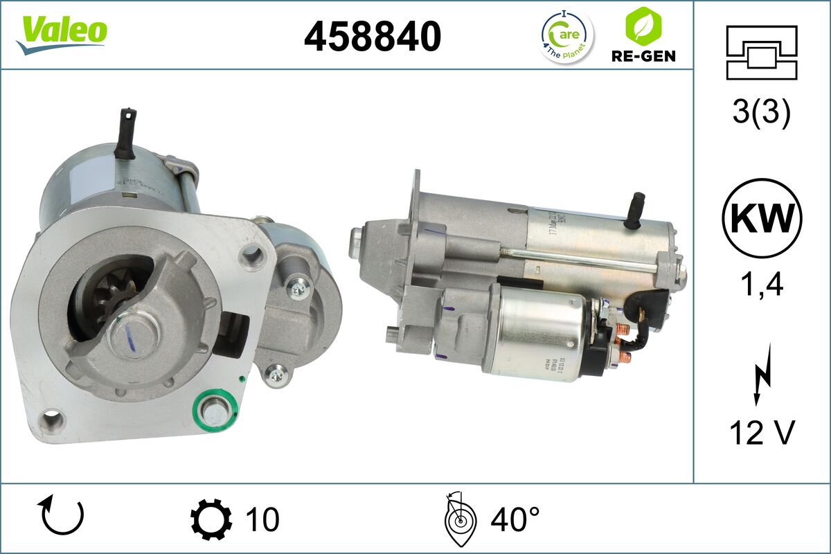 Starter 458840 VALEO