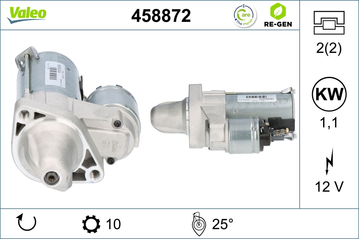 Starter 458872 VALEO