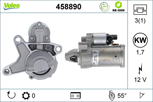 Starter 458890 VALEO