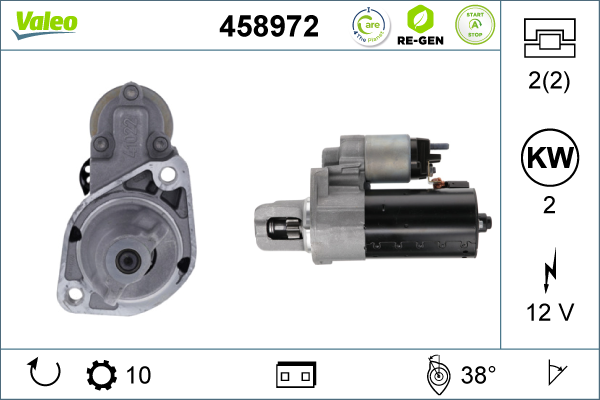 starter 458972 VALEO