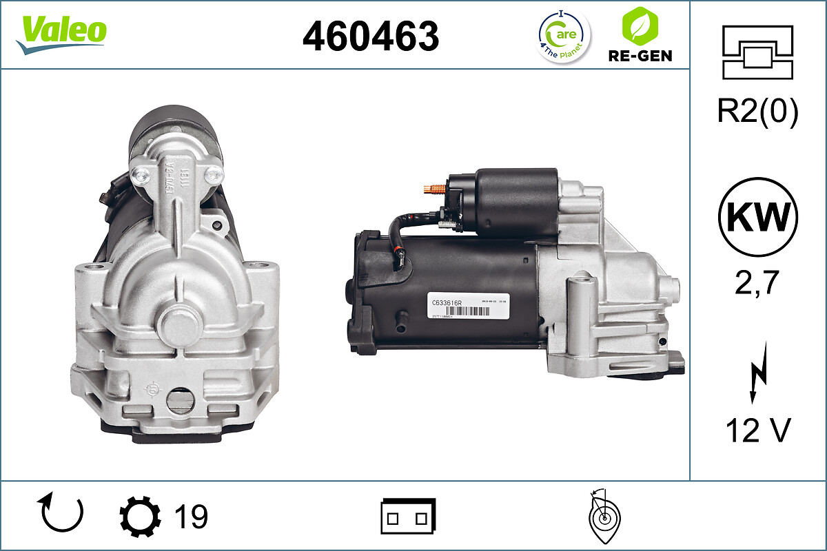 Starter 460463 VALEO