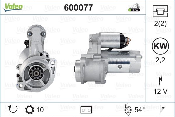 Starter 600077 VALEO