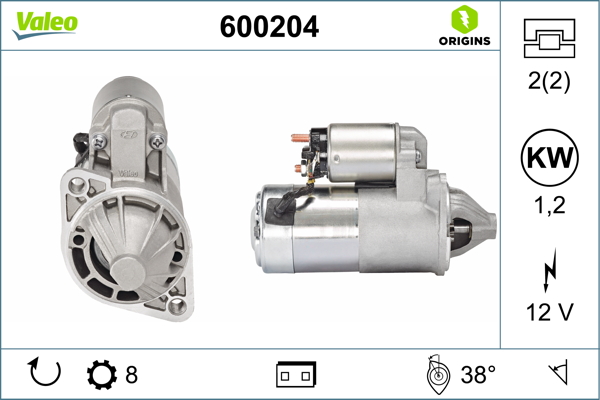 starter 600204 VALEO