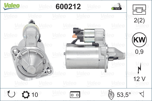 Starter 600212 VALEO