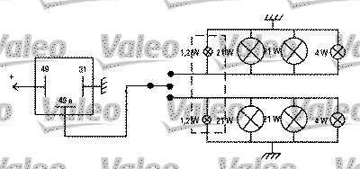 Modul semnalizare 641422 VALEO