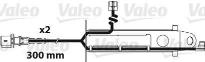 Indicator uzura, placute frana 882323 VALEO