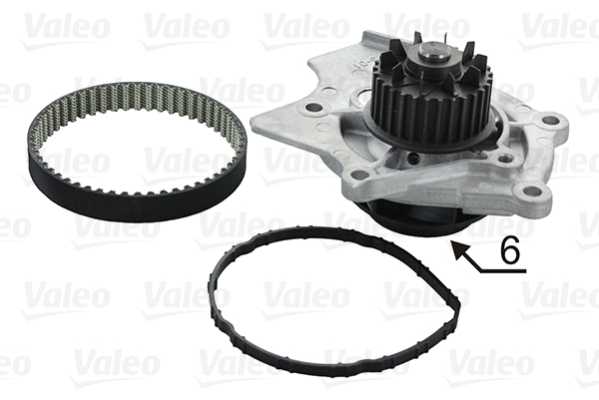 Set pompa apa + curea dintata 614594 VALEO