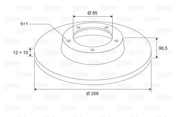 Disc frana 197304 VALEO