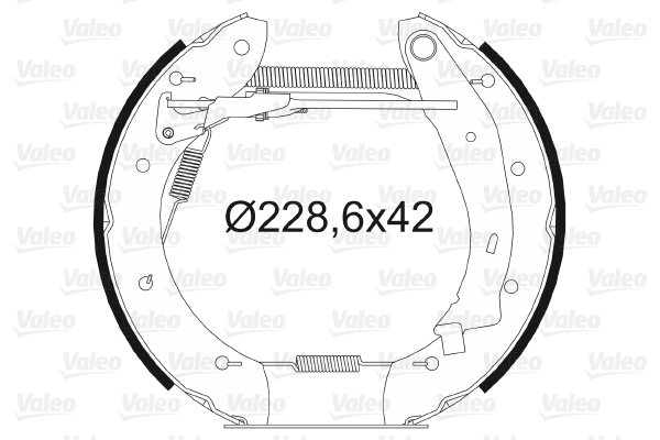 Set saboti frana 554608 VALEO
