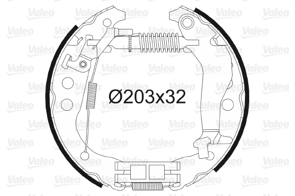 Set saboti frana 554864 VALEO