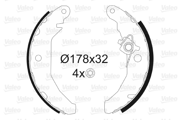 Set saboti frana 562036 VALEO