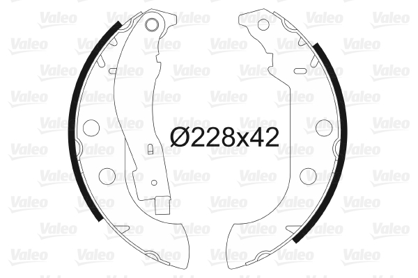 Set saboti frana 562059 VALEO