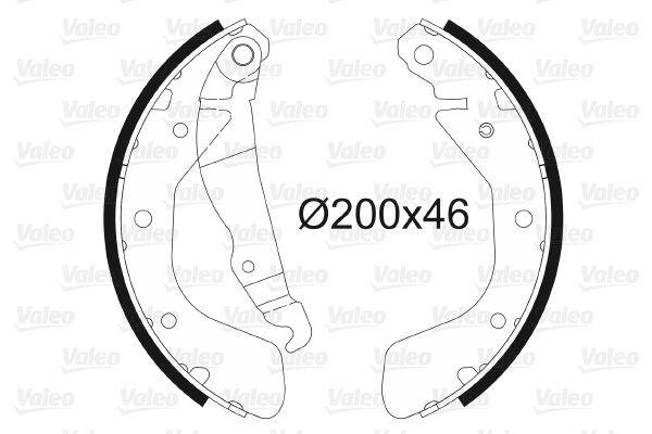 Set saboti frana 562078 VALEO