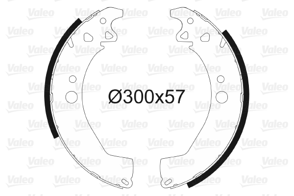 Set saboti frana 562106 VALEO