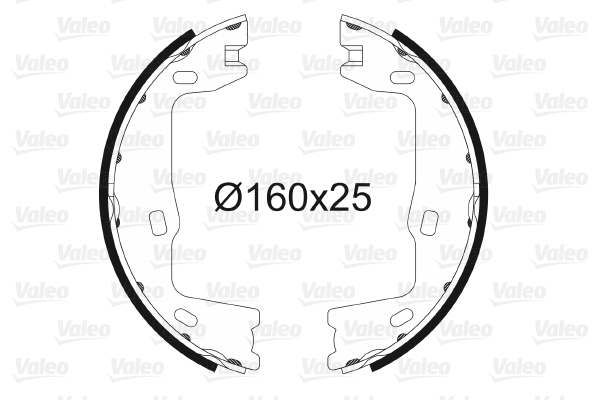 Set saboti frana, frana de mana 562572 VALEO
