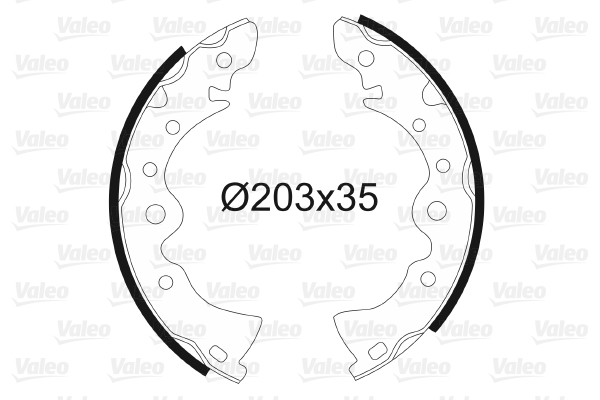 Set saboti frana 562699 VALEO