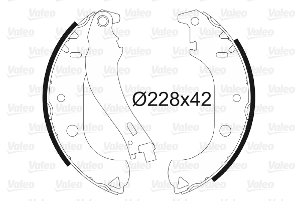 Set saboti frana 562806 VALEO