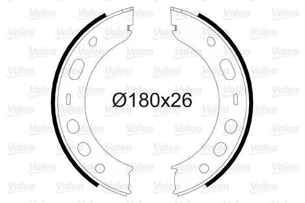Set saboti frana, frana de mana 564071 VALEO