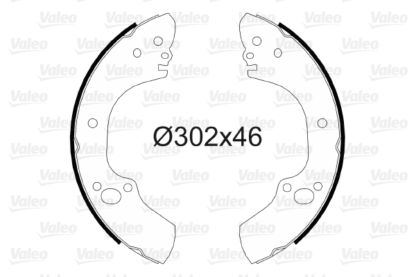 Set saboti frana 564101 VALEO