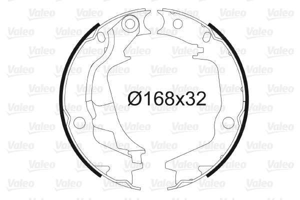 Set saboti frana, frana de mana 564138 VALEO