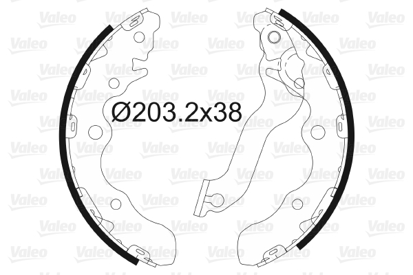 Set saboti frana 564161 VALEO