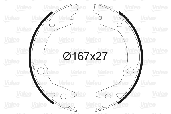 Set saboti frana, frana de mana 564162 VALEO