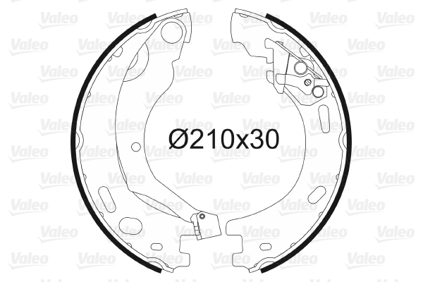 Set saboti frana, frana de mana 564200 VALEO