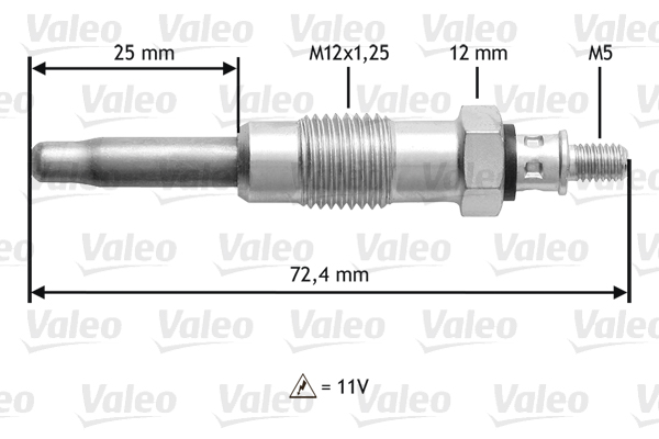 Bujie incandescenta 345100 VALEO