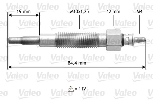 Bujie incandescenta 345145 VALEO