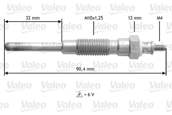 Bujie incandescenta 345158 VALEO