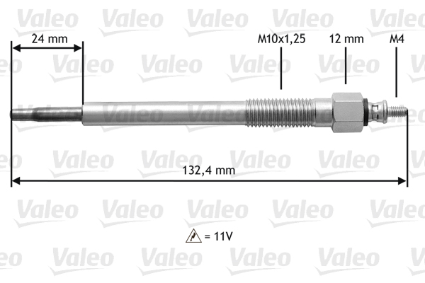 Bujie incandescenta 345163 VALEO