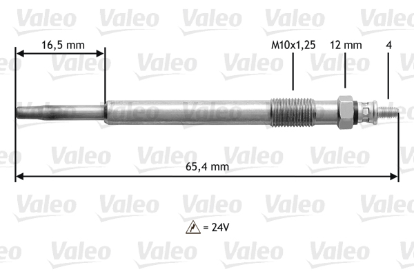 Bujie incandescenta 345169 VALEO