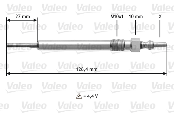 Bujie incandescenta 345183 VALEO