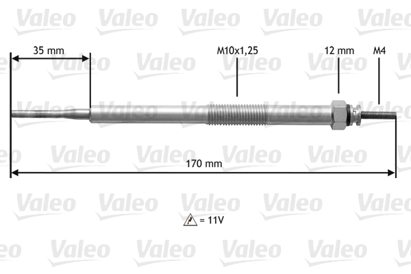 Bujie incandescenta 345216 VALEO