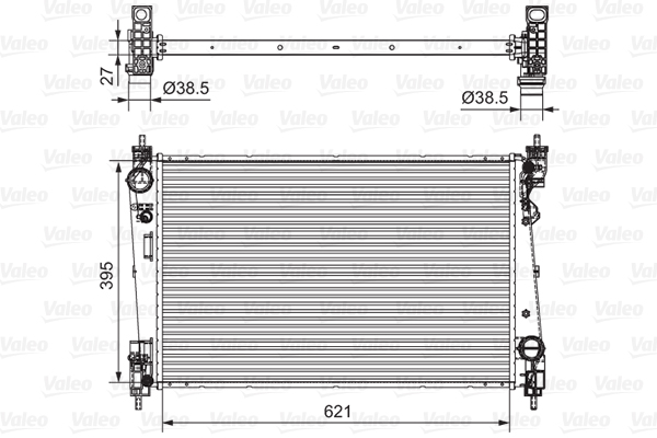 Radiator, racire motor 701655 VALEO