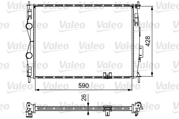 Radiator, racire motor 735116 VALEO