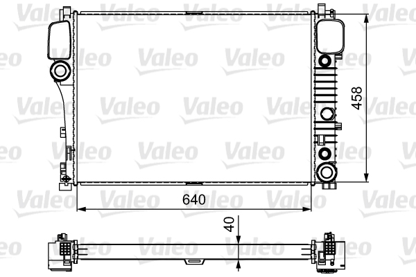 Radiator, racire motor 735299 VALEO