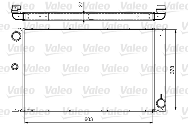 Radiator, racire motor 735475 VALEO