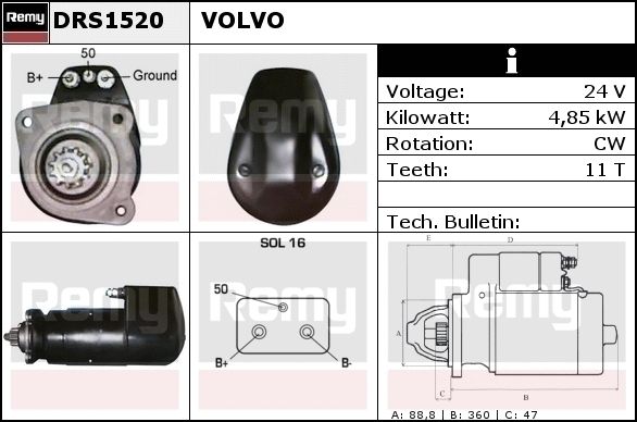 Starter DRS1520 REMY