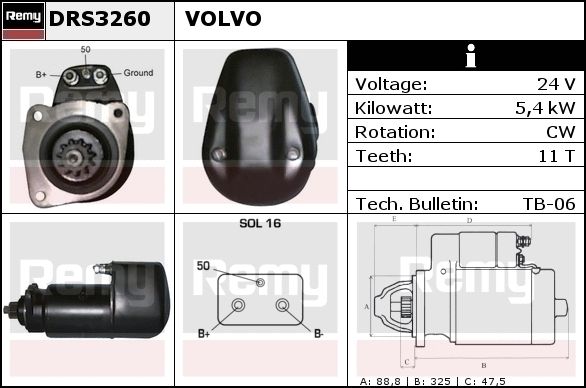 Starter DRS3260 REMY