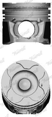 Piston 87-424000-00 NÜRAL