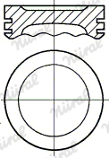 Piston 87-427100-00 NÜRAL